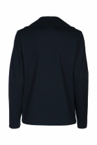 Harris Wharf London Women Peacoat Diagonal Crafted With Loro Piana Fab
