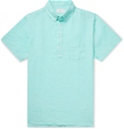 Onia - Josh Button-Down Collar Linen Shirt - Blue