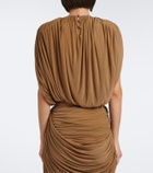 Magda Butrym Draped jersey crop top