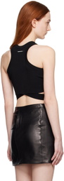 BOYAROVSKAYA Black Bend Tank Top