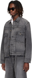 sacai Black BEYONDEXX Denim Jacket