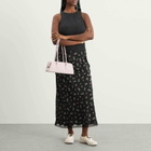 RIXO Women's Stassie Midi Skirt in Sienna Bud Black