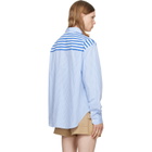 Charles Jeffrey LOVERBOY Blue Merge Shirt