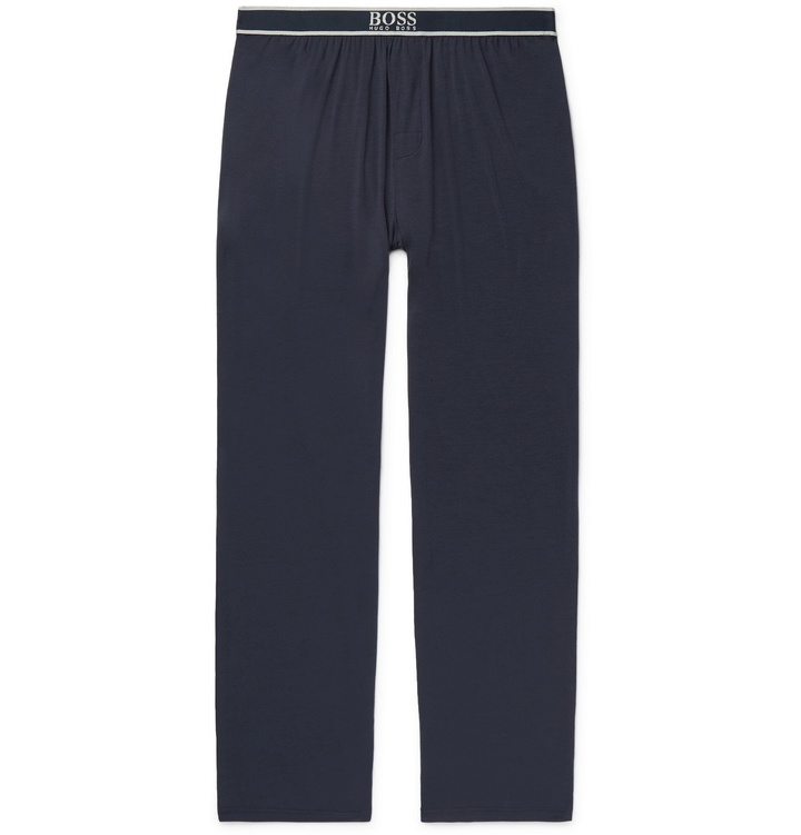 Photo: Hugo Boss - Stretch-Micro Modal Pyjama Trousers - Blue