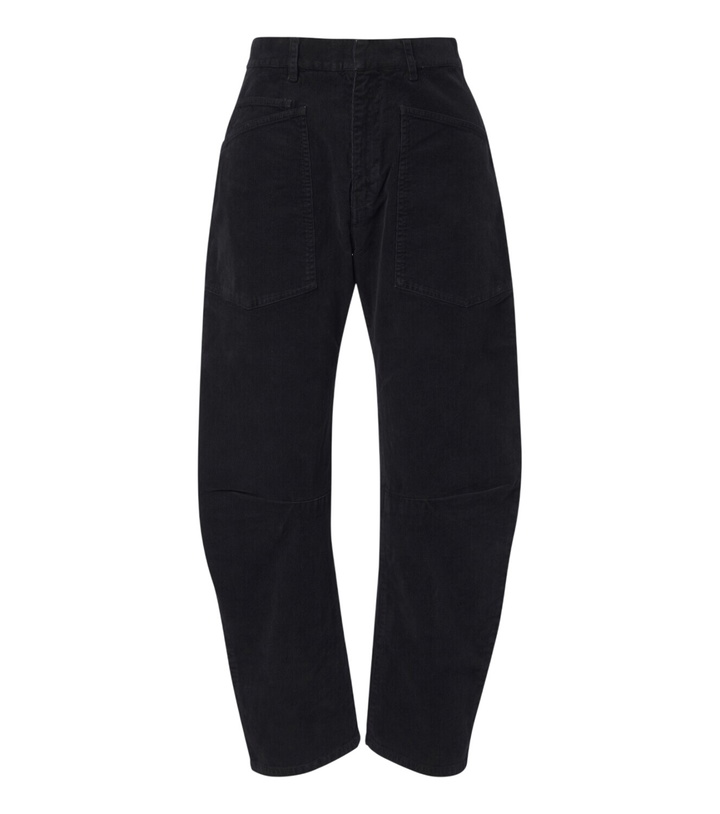 Photo: Nili Lotan Shon cotton-blend corduroy barrel-leg pants