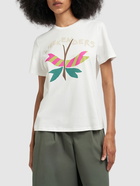 WEEKEND MAX MARA Nervi Printed Cotton Jersey T-shirt