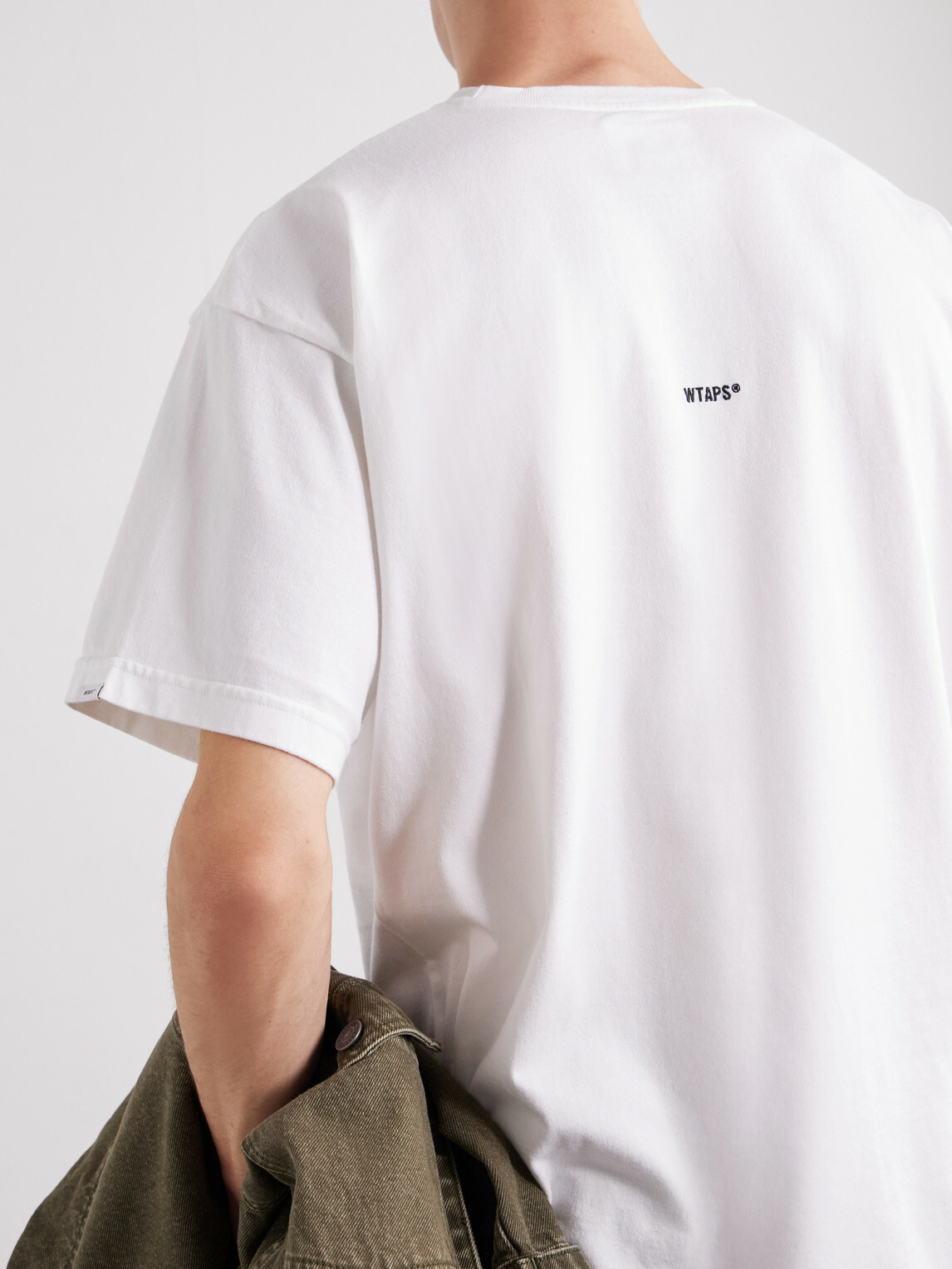 WTAPS - Sign-YD Cotton-Jersey T-Shirt - White