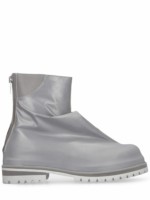 Photo: 424 Marathon Metallic Lycra Zipped Boots