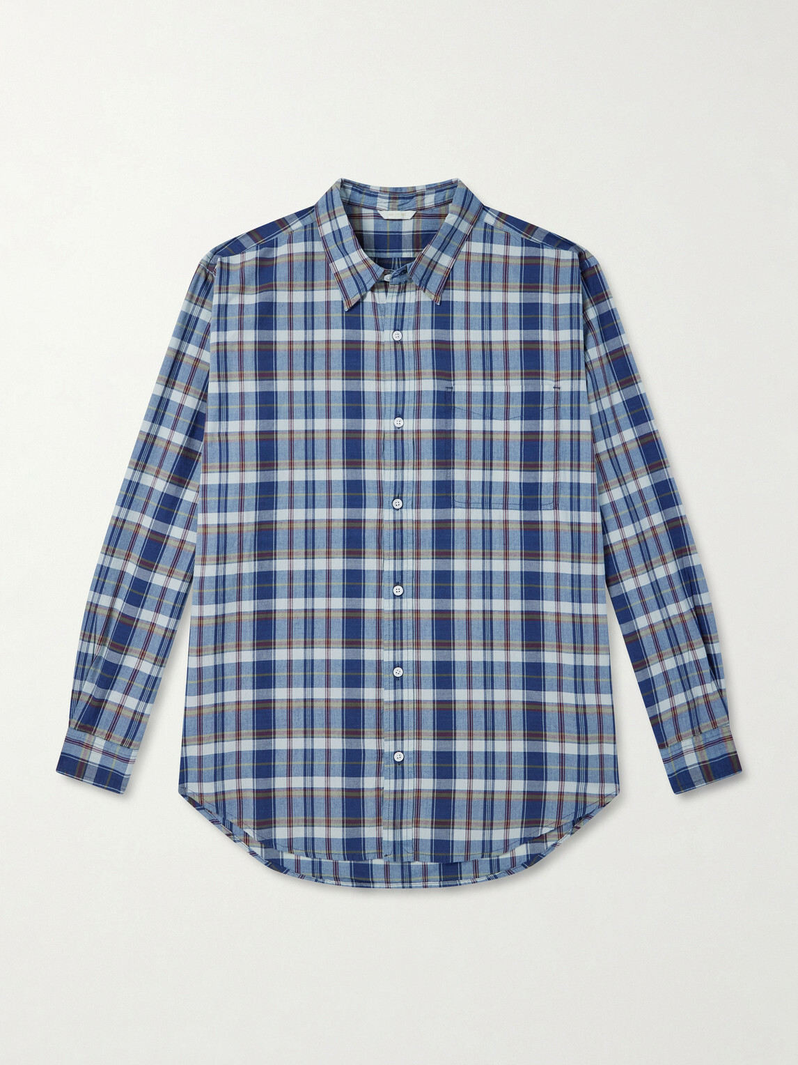 Aimé Leon Dore - Checked Cotton Shirt - Blue