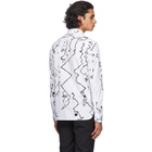 Neil Barrett White and Black Fine Vintage Shirt