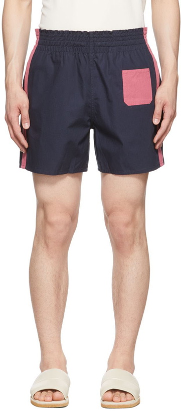 Photo: Acne Studios Navy Cotton Shorts