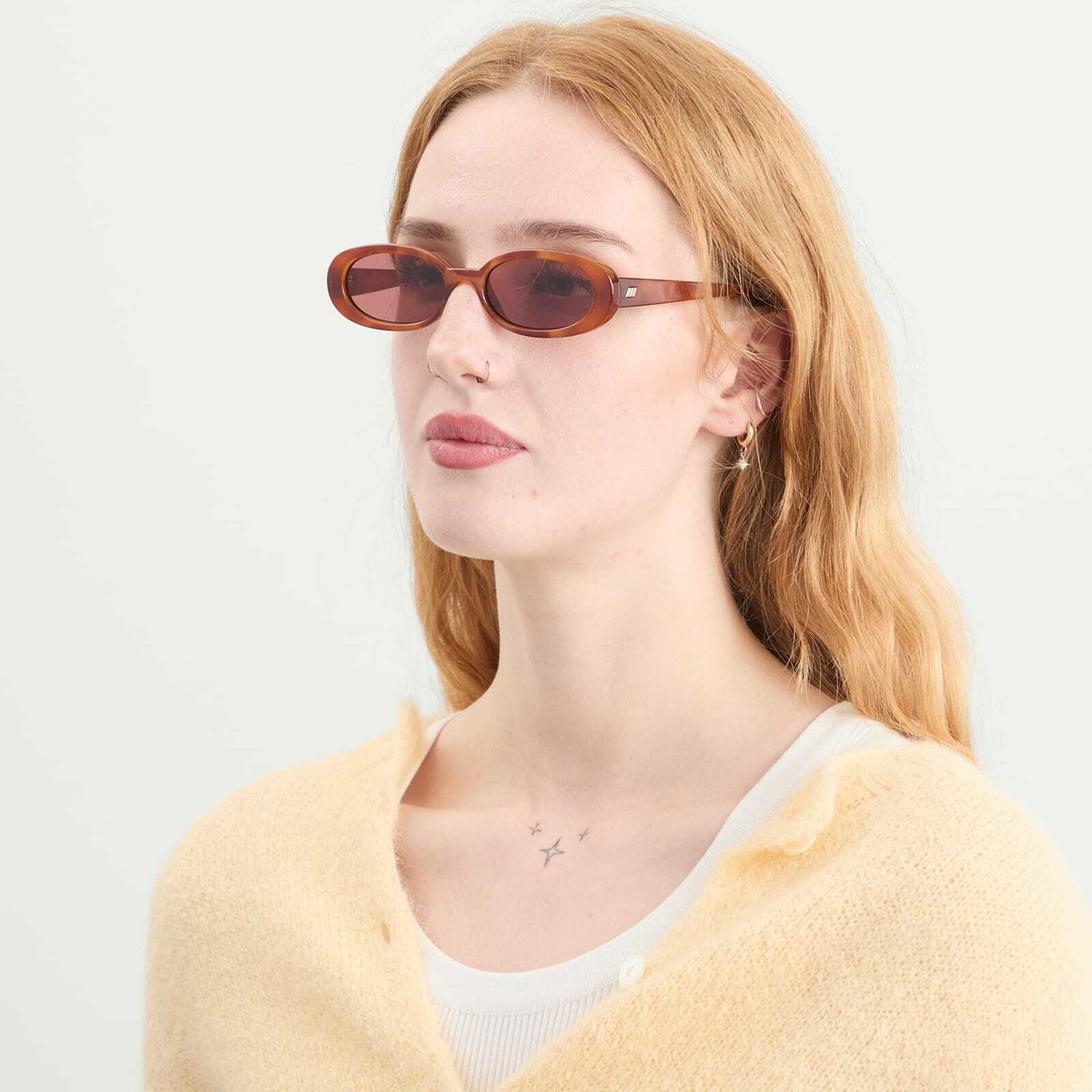 Le Specs Outta Love Sunglasses in Vintage Tort 