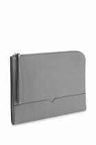VALEXTRA leather document holder Grey