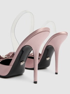 VERSACE 110mm Satin Slingback Heels