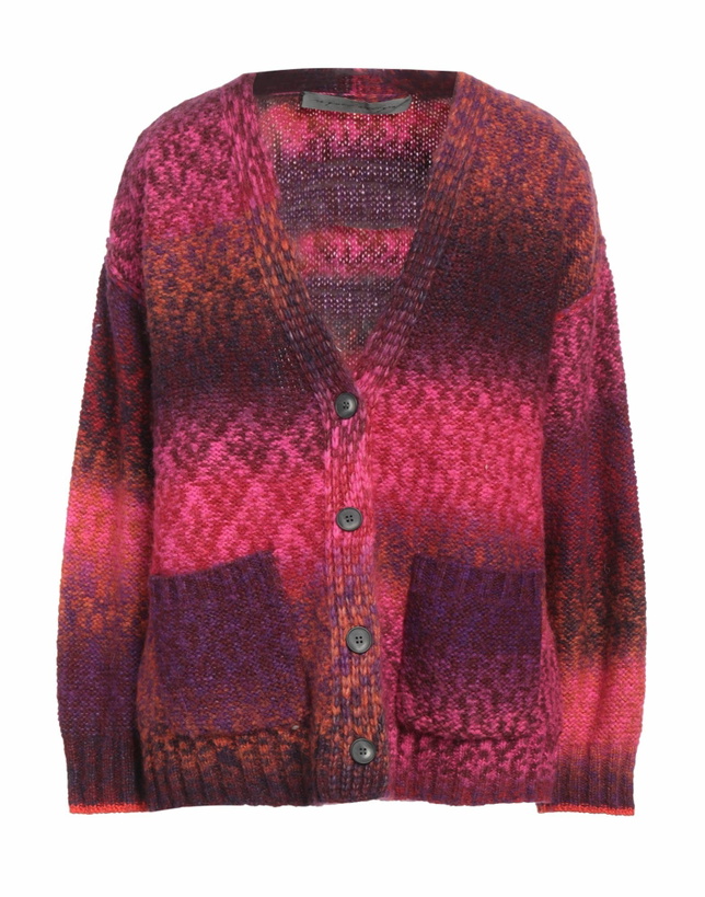 Photo: Raquel Allegra Womens Cardigan Fuchsia
