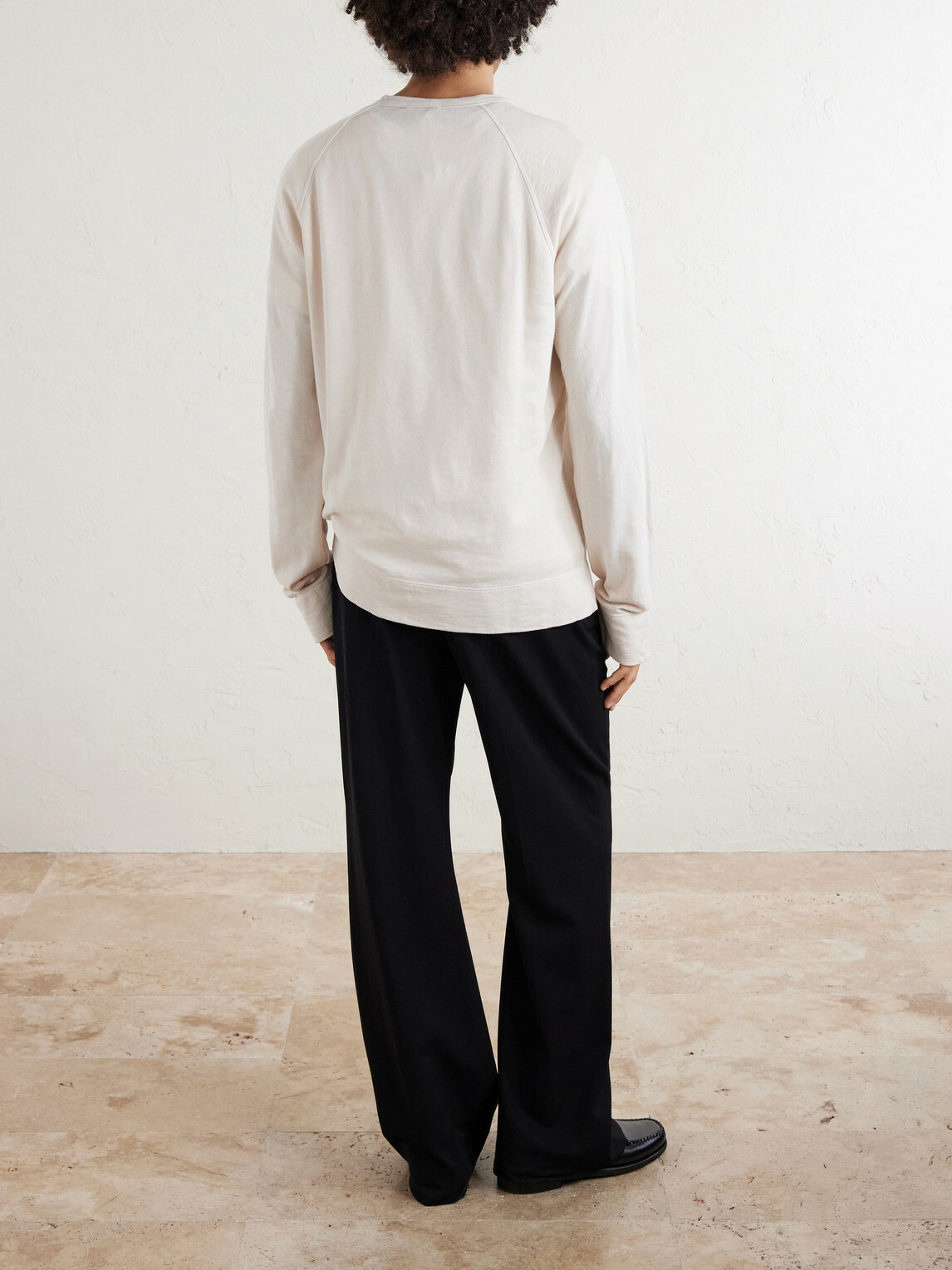 James Perse - Supima Cotton-Jersey Sweatshirt - Neutrals