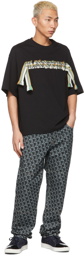 Lanvin Black Oversized Curb T-Shirt