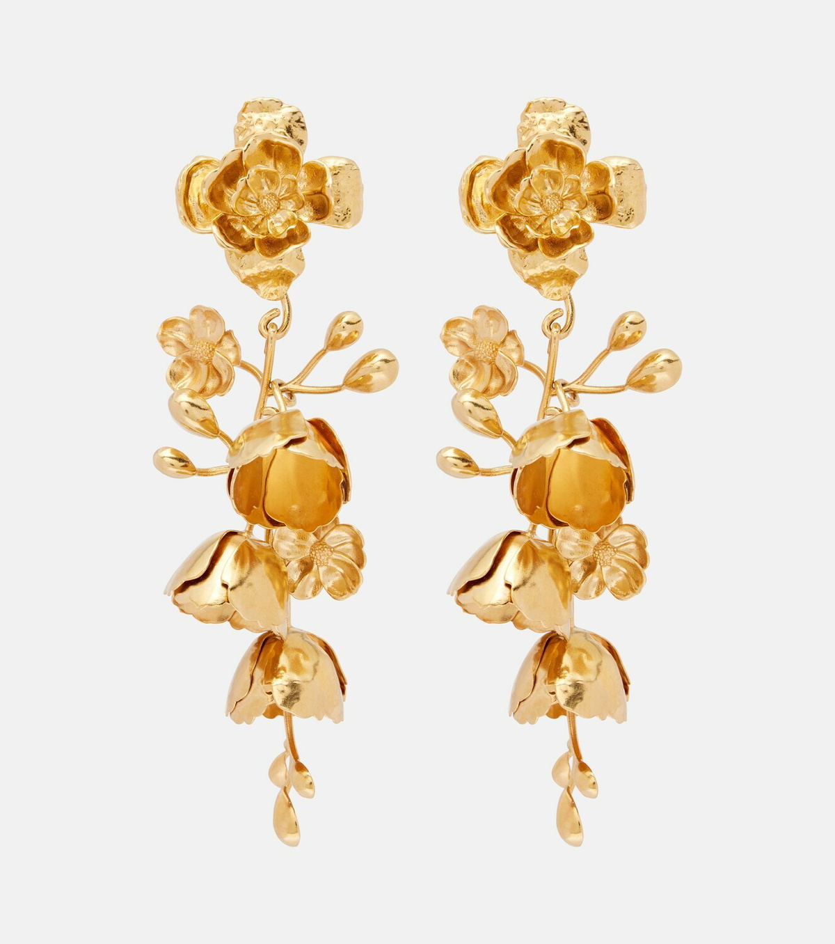 Chloé Chloé Bouquet floral drop earrings