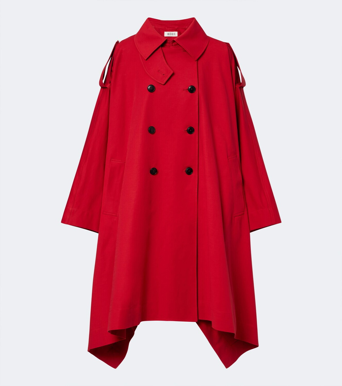 Róhe Cotton-blend trench coat