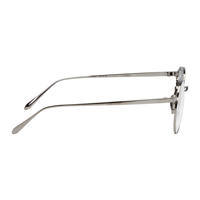Linda Farrow Luxe Silver Round 805C9 Glasses Linda Farrow Luxe