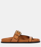 A.Emery Prince leather slides