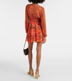 Ulla Johnson Lya floral silk minidress