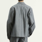 Applied Art Forms Men's Herringbone Chore Jacket in Raw Denim