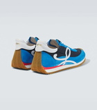 Loewe Flow Runner 2.0 suede-trimmed sneakers