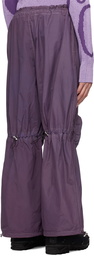 Charlie Constantinou Purple Adjustable Knee Trousers