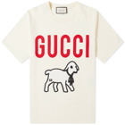 Gucci Lamb Logo Heavy Oversized Tee