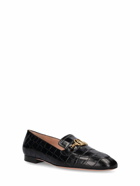 BALLY - 10mm Obrien Croc Embossed Loafers