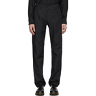 Comme des Garcons Homme Deux Black Gabardine Trousers