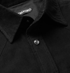 TOM FORD - Cotton-Corduroy Western Shirt - Black