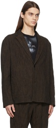 A-COLD-WALL* Brown Crinkle Blazer