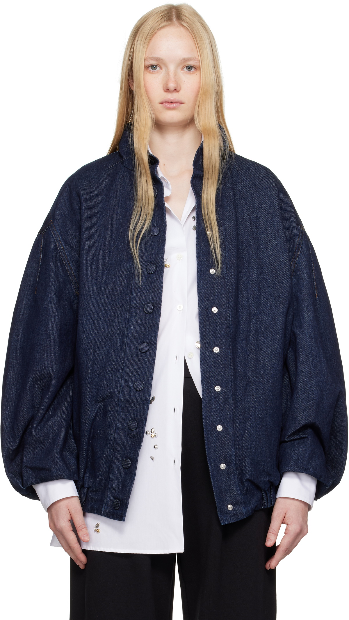 【送料&関税込】Dries Van Noten Blouson Cocoon Jacket Embellished cocoon jacket - Autumn-Winter Women | Dries Van
