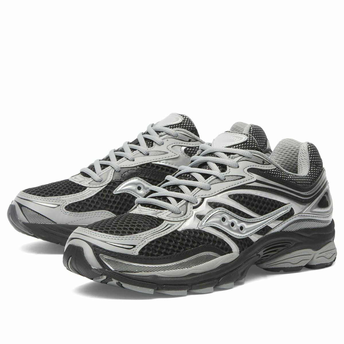 Saucony Progrid Omni 9 Sneaker in Black/Silver