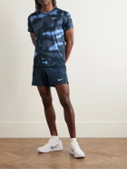 Nike Tennis - NikeCourt Advantage Straight-Leg Dri-FIT Tennis Shorts - Blue