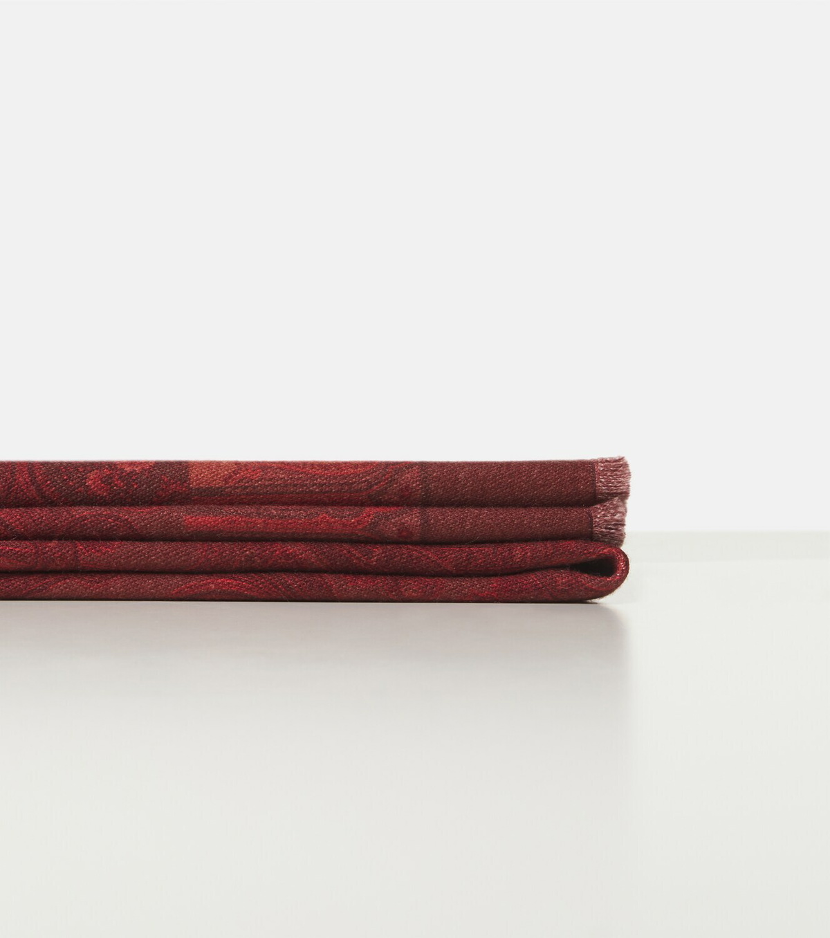 Etro Paisley printed wool throw