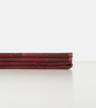 Etro Paisley printed wool throw