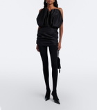 Magda Butrym Ruched silk bustier dress