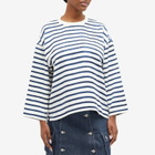 Visvim Women's Border Blouse in Navy