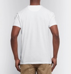 Valentino - Printed Cotton-Jersey T-Shirt - Men - White