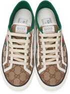 Gucci Beige GG Supreme 'Gucci Tennis 1977' Sneakers