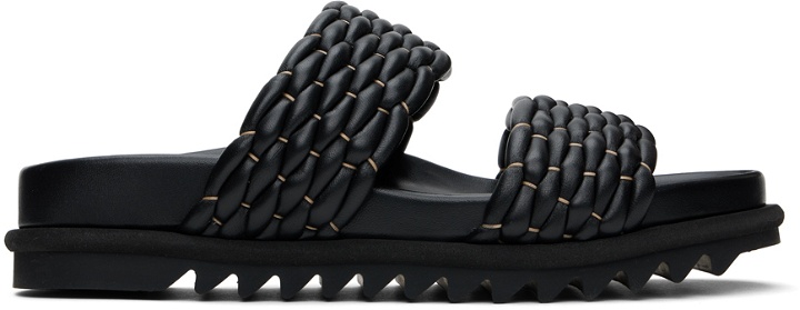 Photo: Dries Van Noten Black Braided Sandals