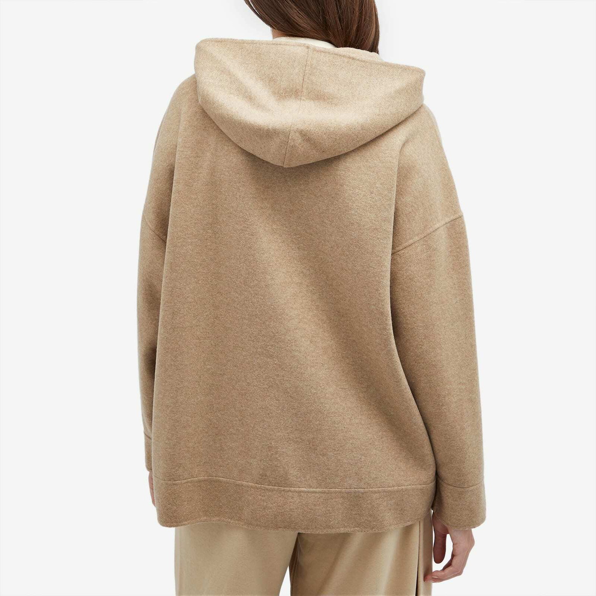 Max Mara Women's Knit Hoodie in Hazelnut Max Mara