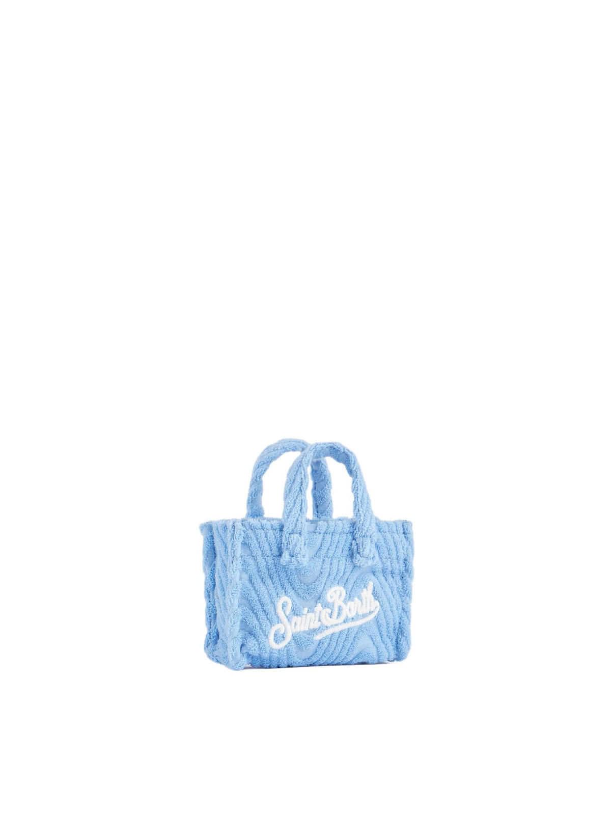 MC2 Saint Barth Light Blue Terry Embossed Key Holder