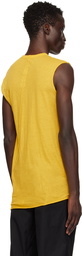 Rick Owens Yellow Porterville Basic Tank Top