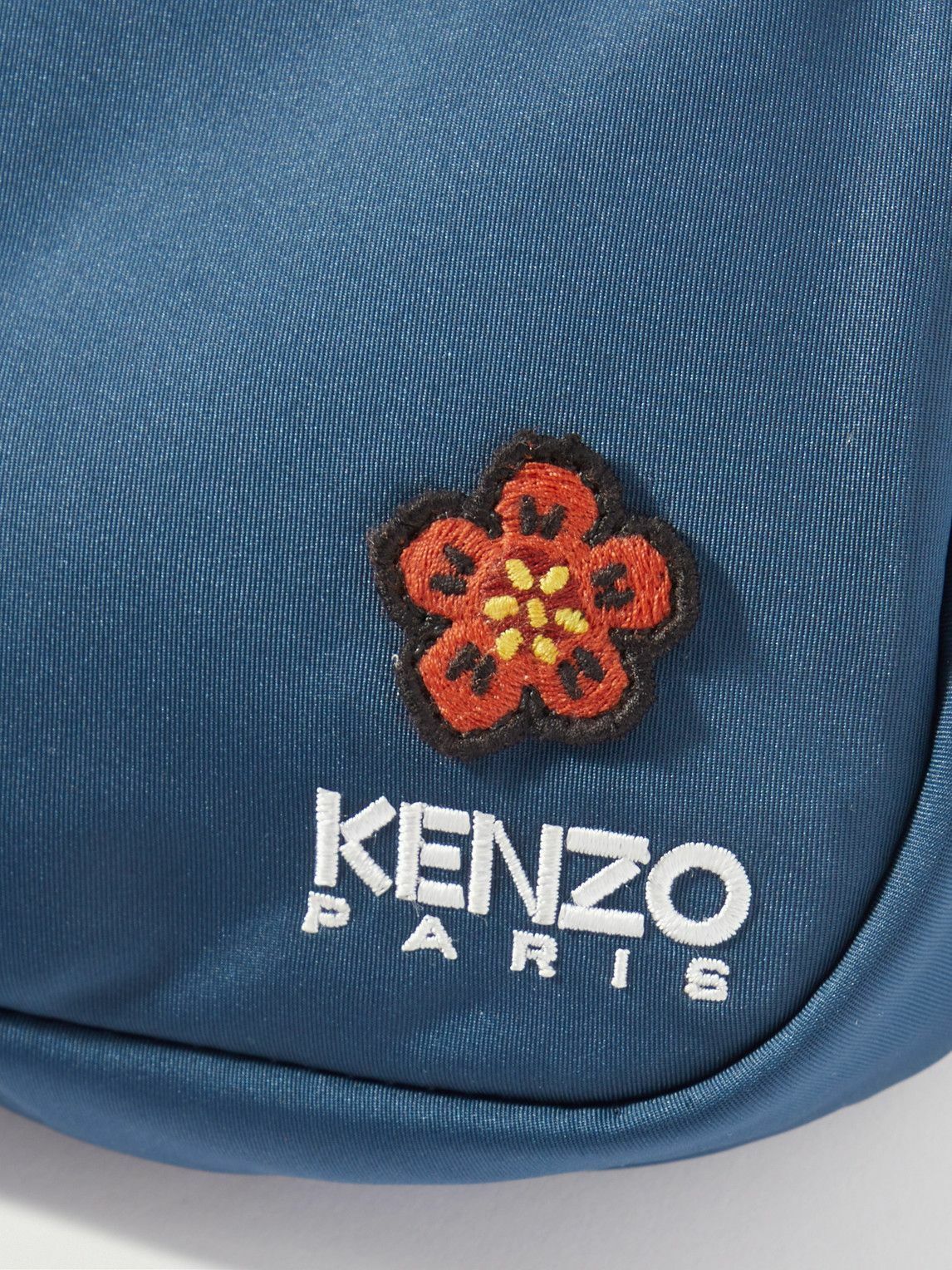 KENZO Crest Appliquéd Logo-Embroidered Canvas Backpack - Shop - bhibu