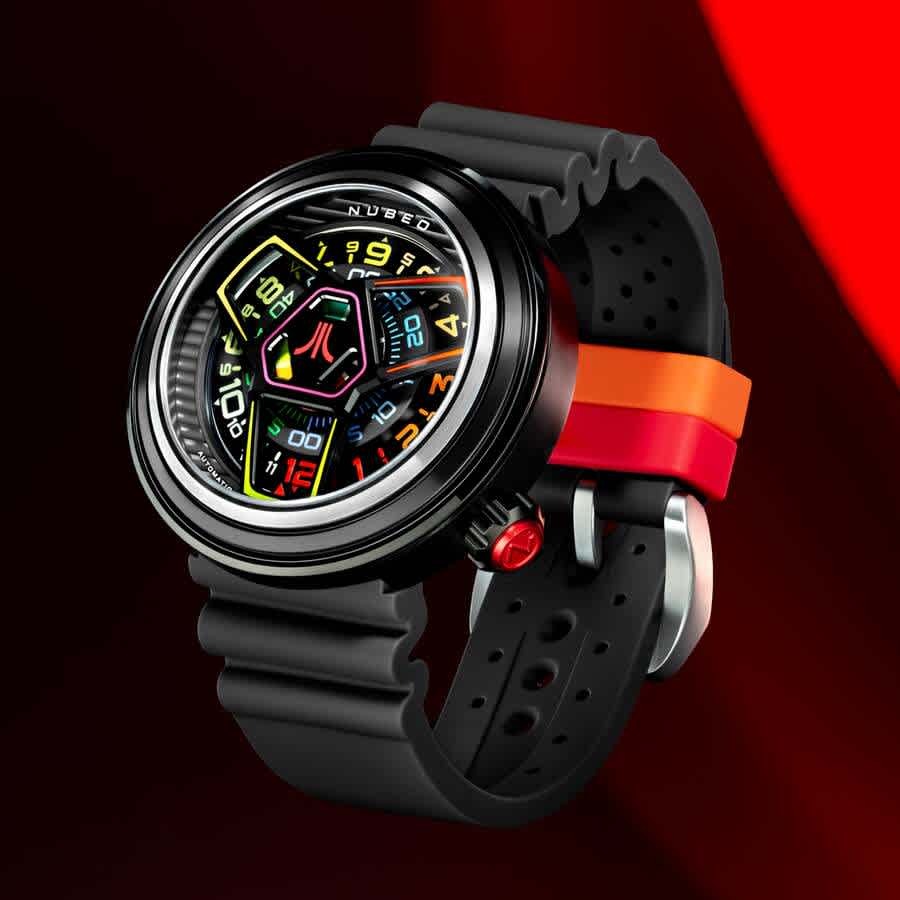 Nubeo Ventana Black Dial Mens Watch NB-6125-02