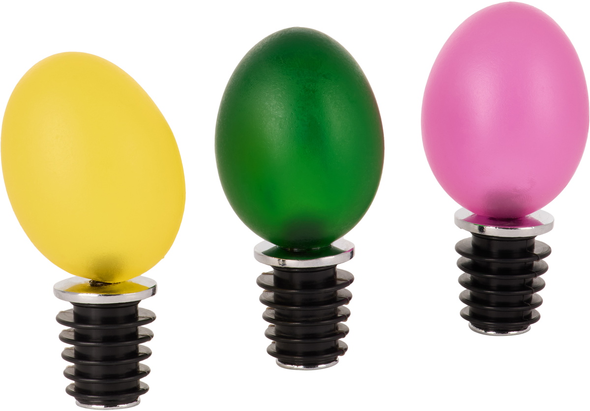 RiRa Multicolor Egg Stopper Set, 3 pcs